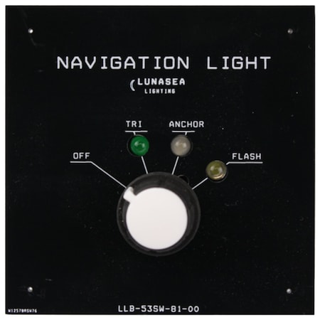 Lunasea Lighting Lunasea Tri/Anchor/Flash Fixture Switch LLB-53SW-81-00